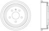 OPEN PARTS BAD9050.20 Brake Drum